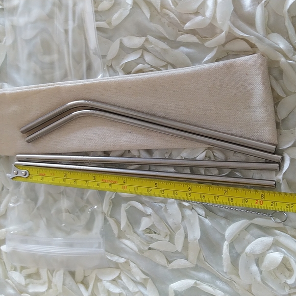 Stainless steel reusable straws - Picture 6 of 6